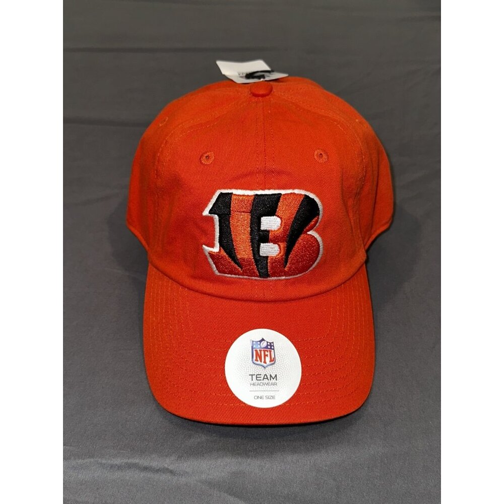 NWT Cincinnati Bengals Hat Adjustable Orange Authentic NFL‎ Team Branded Hat